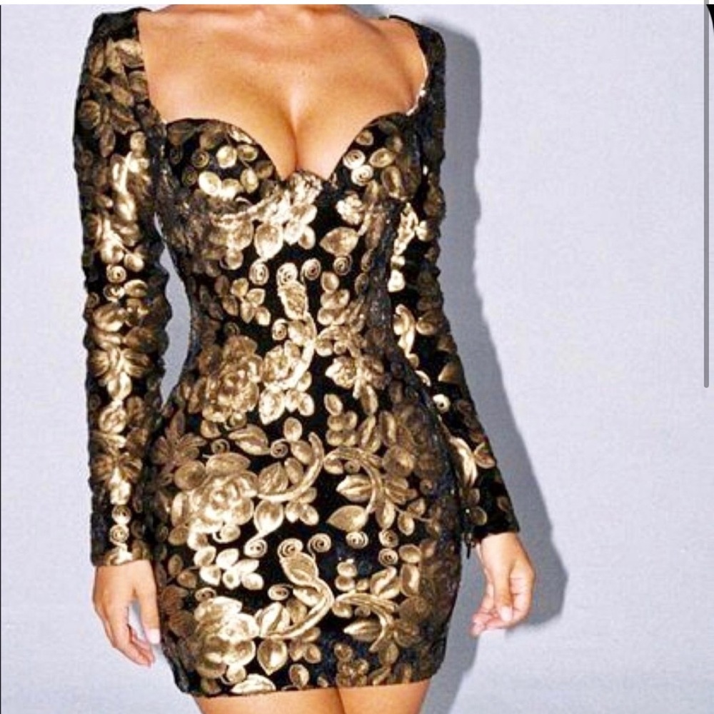 House of CB ‘SILVAJA' dress size L